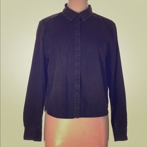 MADEWELL black button down shirt